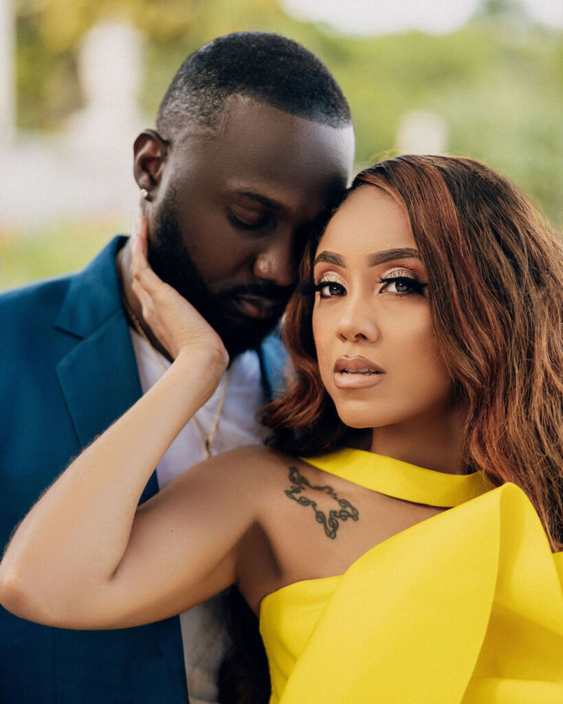 LaKarra & Mathieu celebrate 5 years of marriage with a special photo shoot by REEM Photography at the Vizcaya Museum in Miami, FL.