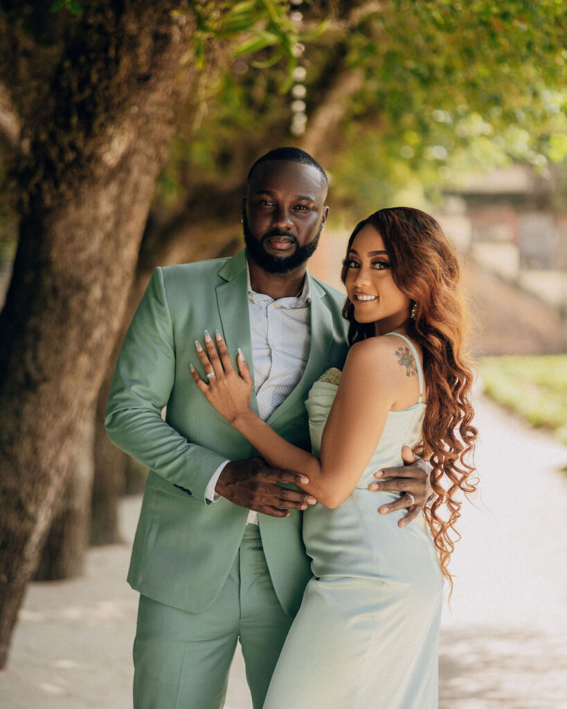 LaKarra & Mathieu celebrate 5 years of marriage with a special photo shoot by REEM Photography at the Vizcaya Museum in Miami, FL.
