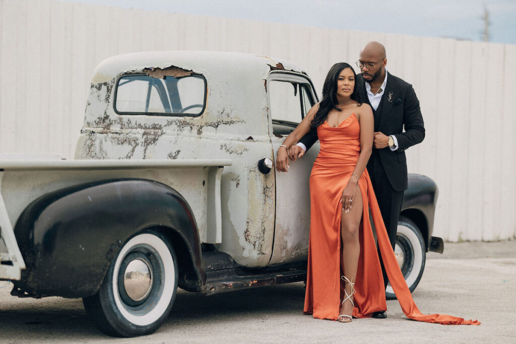 Captured by MunaCoterie excellence, REEM Photography, this couple's sexy engagement session in Miami, FL, is sultry, sensual, and extra elevated.