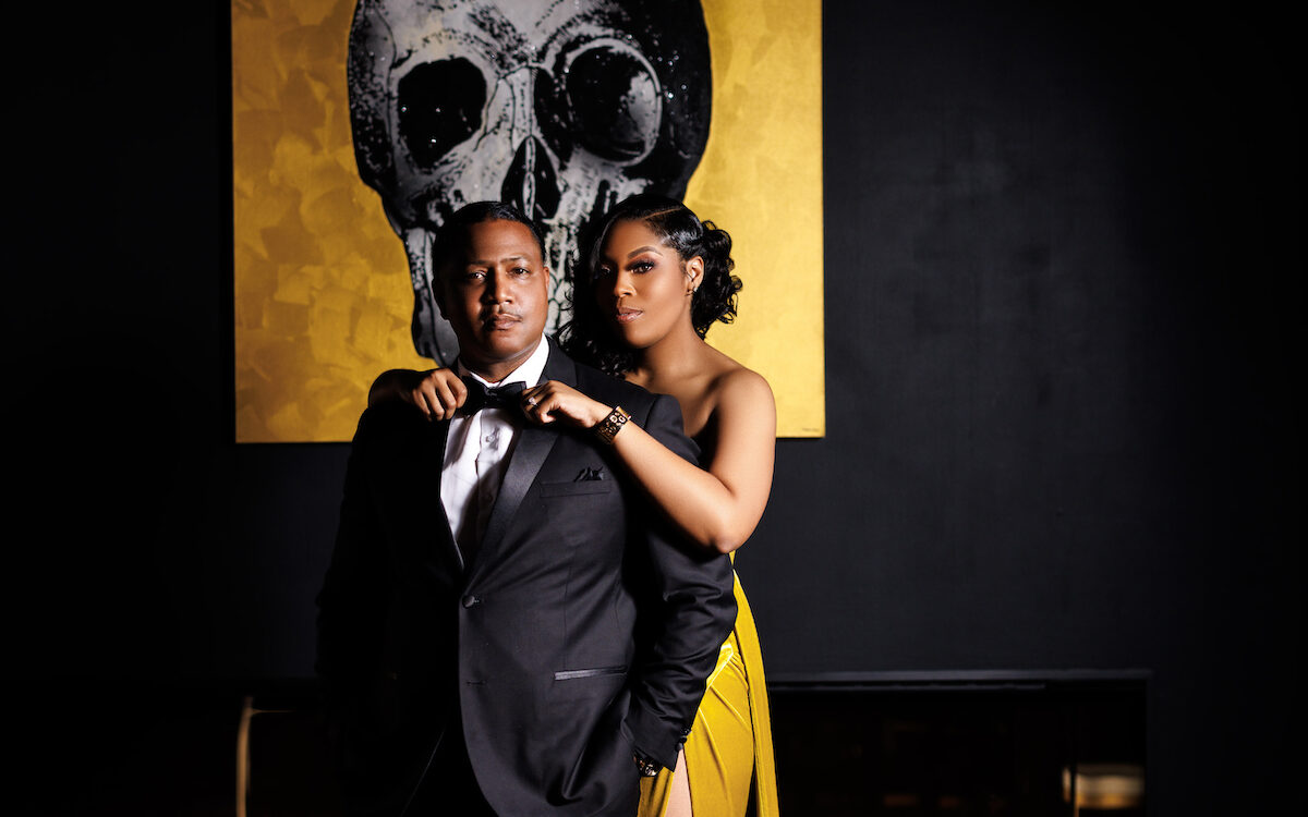 Precious and Shermond celebrated their engagement with a classy engagement session at The Fire House Loft in New Orleans!