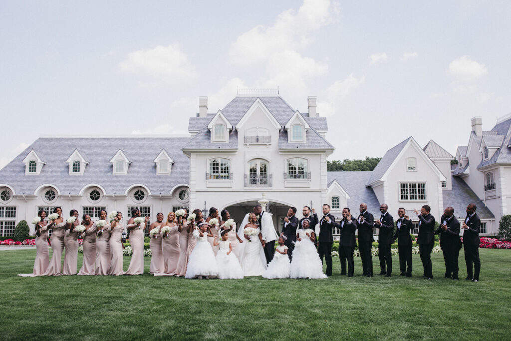 Abigail and Ramon's regal fairytale wedding featured all-white florals, refined decor, and an exquisite venue!