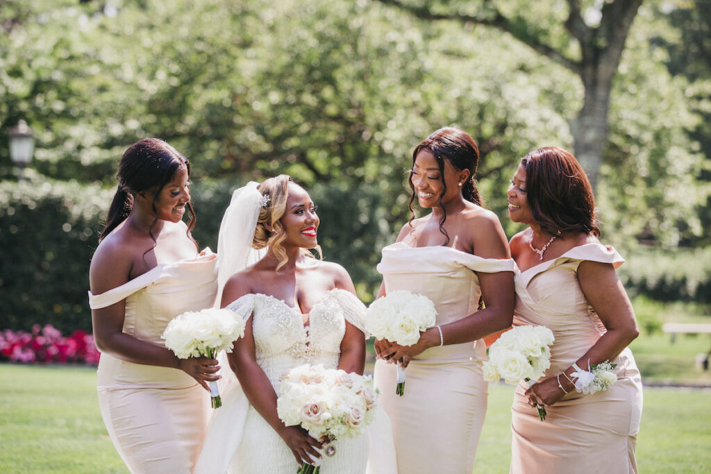 Abigail and Ramon's regal fairytale wedding featured all-white florals, refined decor, and an exquisite venue!