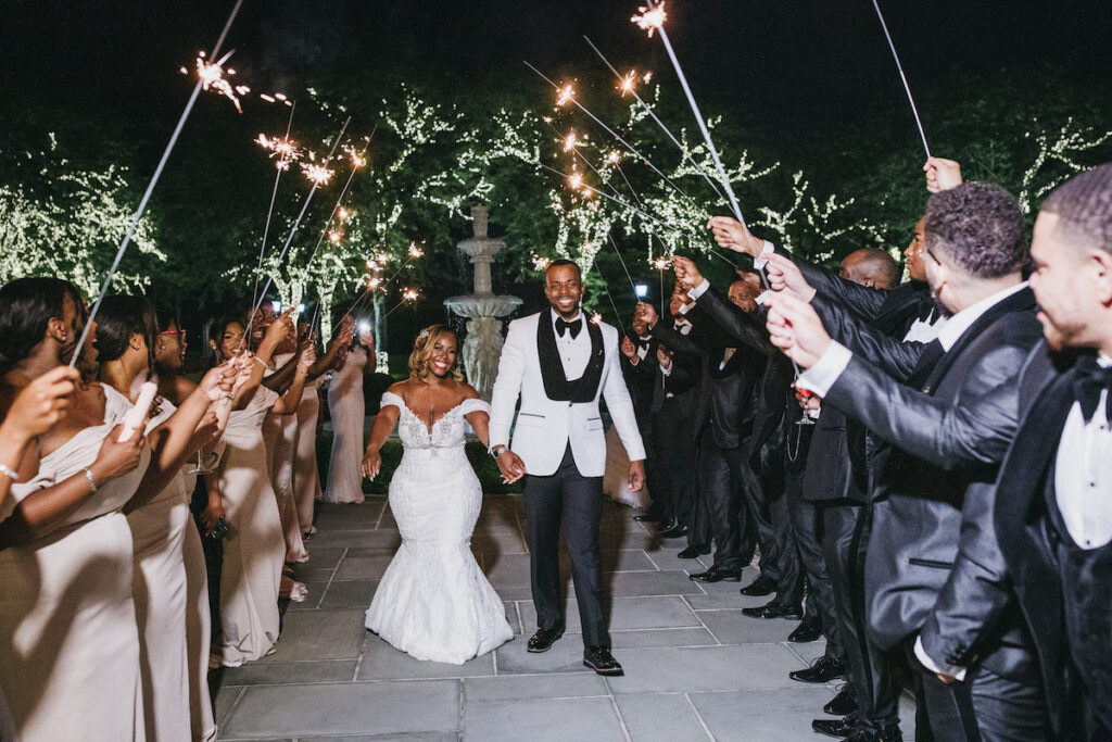 Abigail and Ramon's regal fairytale wedding featured all-white florals, refined decor, and an exquisite venue!