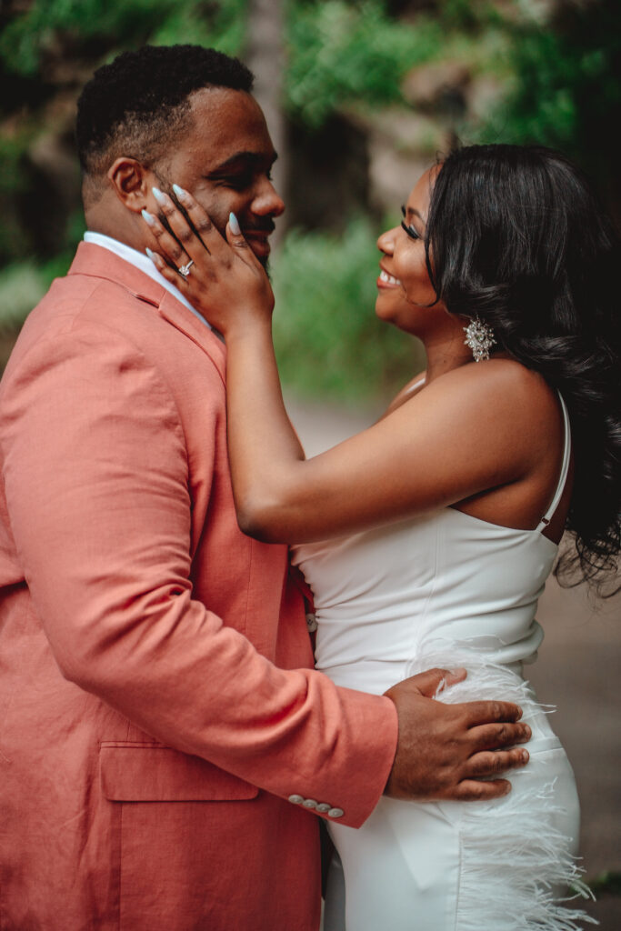 Engagement session stroll at Fort Tryon Park & the Cloisters is a play on the groom's last name, Lord, with castle vibes fit for nobility!