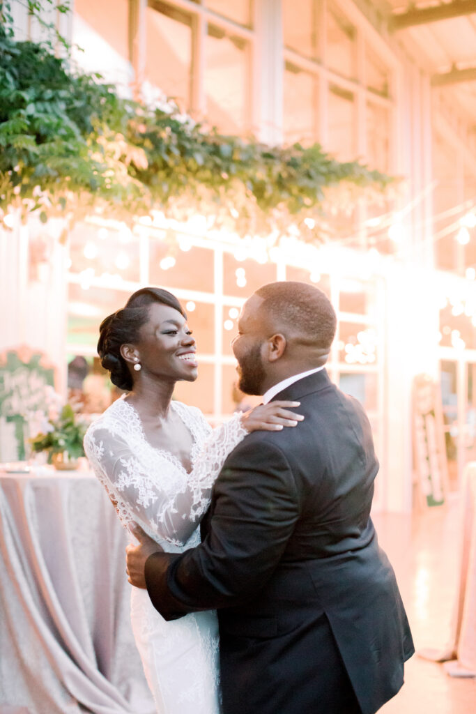 Rebecca and Kevin blended modern elements with tradition and culture at their chic and modern spring chapel wedding!