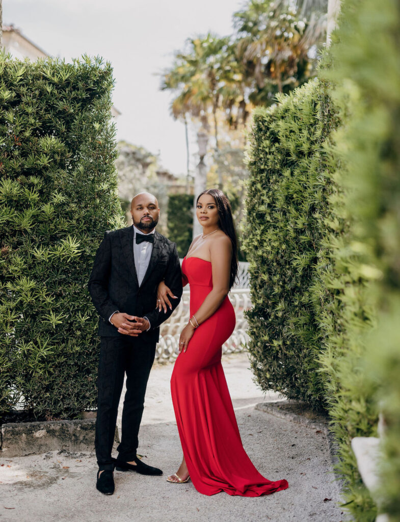 Featured in Issue 28, this classic & timeless engagement session at the Vizcaya Museum and Gardens in Miami, FL, features a sexy Miami theme.
