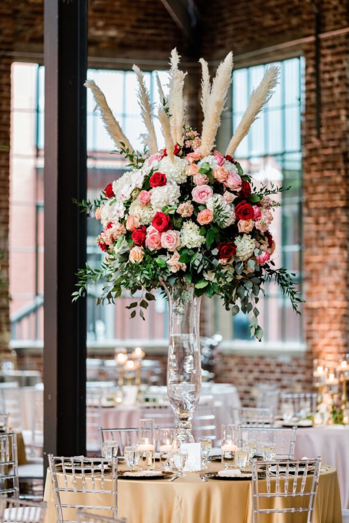 While Orlando and Canetra's wedding at The Foundry at Puritan Mill is "simply elegant," there was nothing simple about their stunning nuptials!