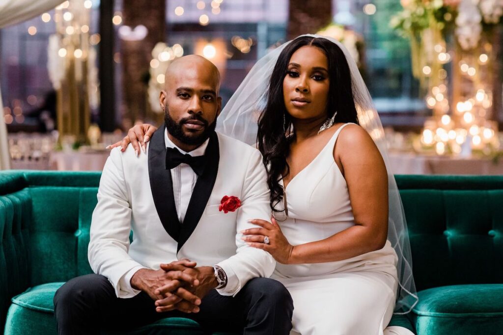 While Orlando and Canetra's wedding at The Foundry at Puritan Mill is "simply elegant," there was nothing simple about their stunning nuptials!