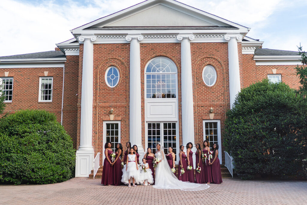 The Datcher's timeless wedding at Rose Hill Manor in Leesburg, Virginia, exudes the utmost sophistication with an emotional first touch, a rich burgundy and ivory color palette, and a lively reception. 