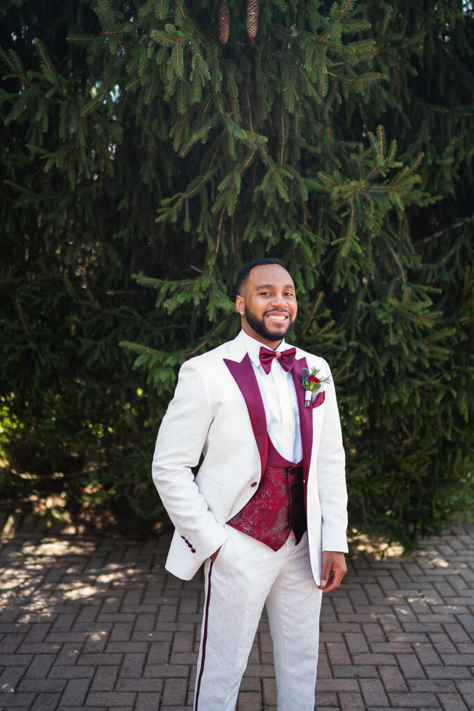 The Datcher's timeless wedding at Rose Hill Manor in Leesburg, Virginia, exudes the utmost sophistication with an emotional first touch, a rich burgundy and ivory color palette, and a lively reception. 