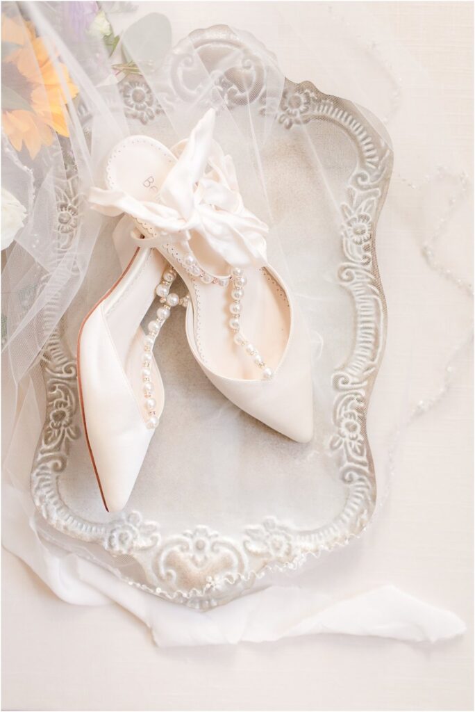 We've selected 19 standout summer bridal shoe styles that will surely bring extra glam and dazzle to your bridal style. | Bella Belle Ivory Shoes