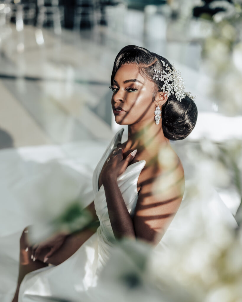 Featured in MunaLuchi Bridal Magazine Issue 29, T'Kiyah and Christopher’s waterfront wedding at the Half Moone Celebration Center in Norfolk, Virginia, was a dreamy affair.