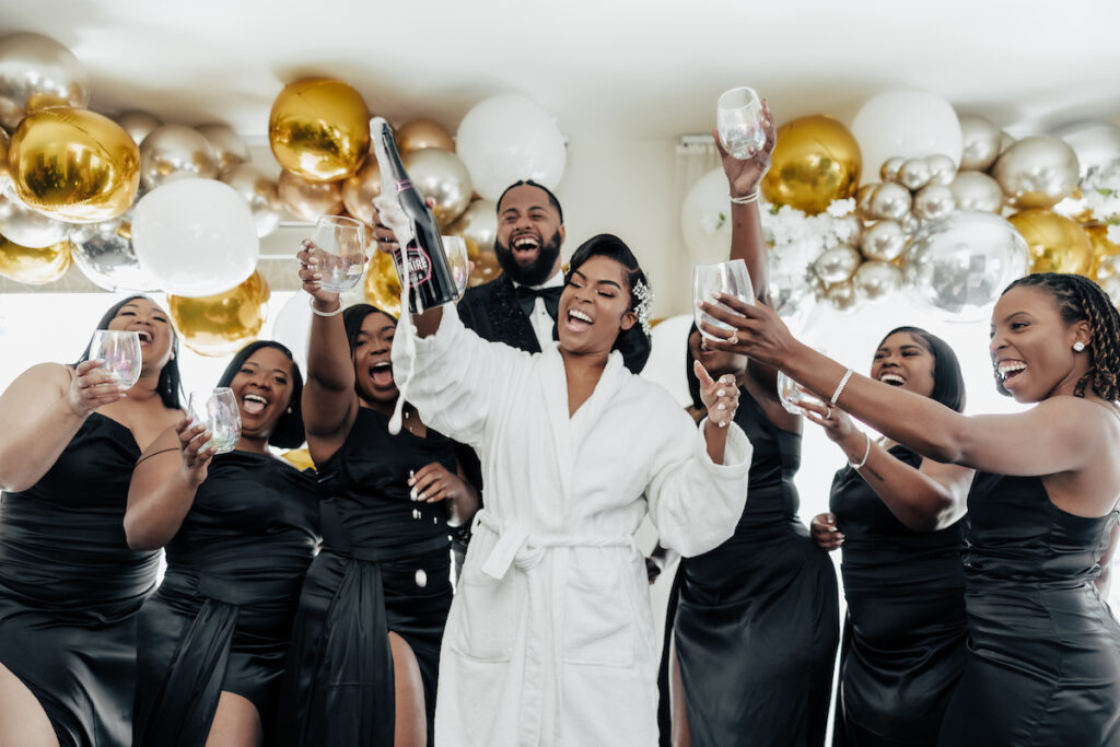 Featured in MunaLuchi Bridal Magazine Issue 29, T'Kiyah and Christopher’s waterfront wedding at the Half Moone Celebration Center in Norfolk, Virginia, was a dreamy affair.