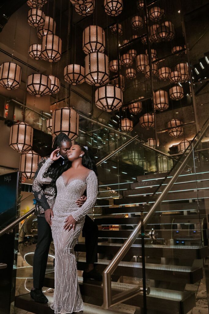 Featured in Issue 29, Cooma and Jared's elevated wedding featured bohemian chic vibes with two gorgeous wedding dresses and luxurious decor.
