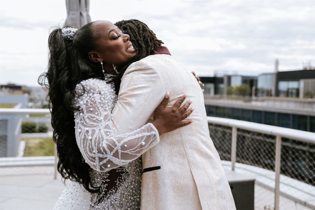 Featured in Issue 29, Cooma and Jared's elevated wedding featured bohemian chic vibes with two gorgeous wedding dresses and luxurious decor.
