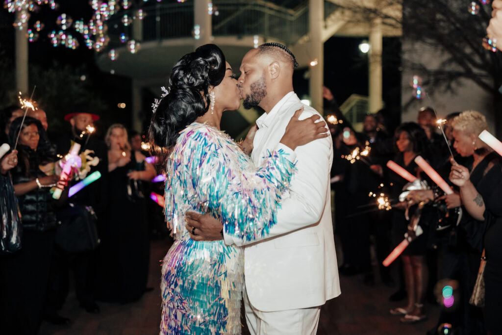 Featured in MunaLuchi Bridal Magazine Issue 29, T'Kiyah and Christopher’s waterfront wedding at the Half Moone Celebration Center in Norfolk, Virginia, was a dreamy affair.