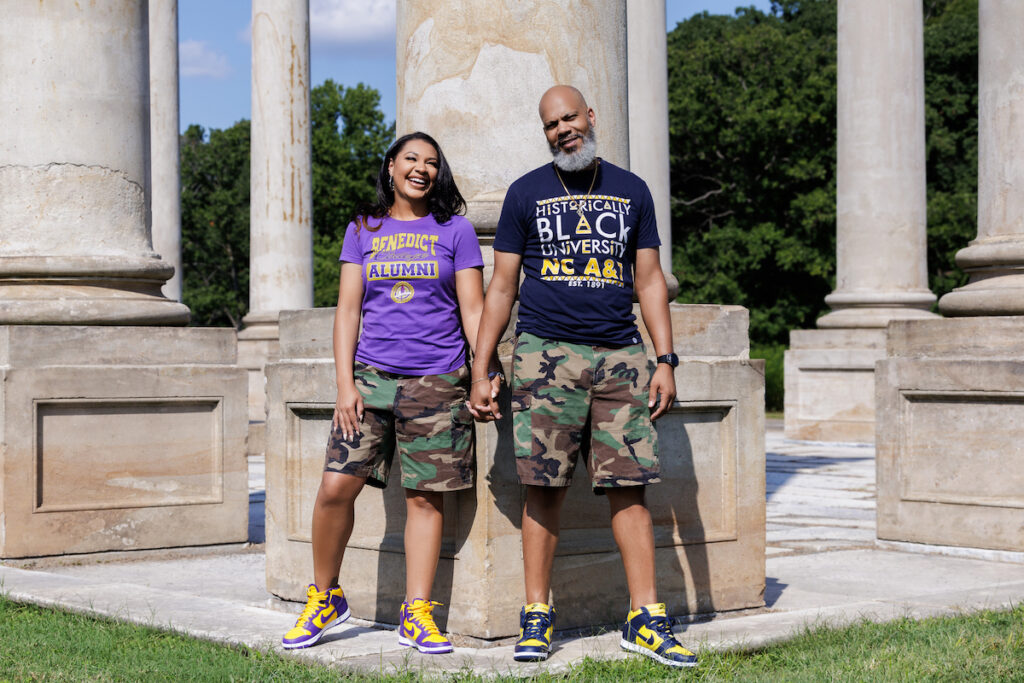 Shahar & Jamal celebrated their upcoming September nuptials in a two-part engagement session in Washington DC with one sexy and casual look.