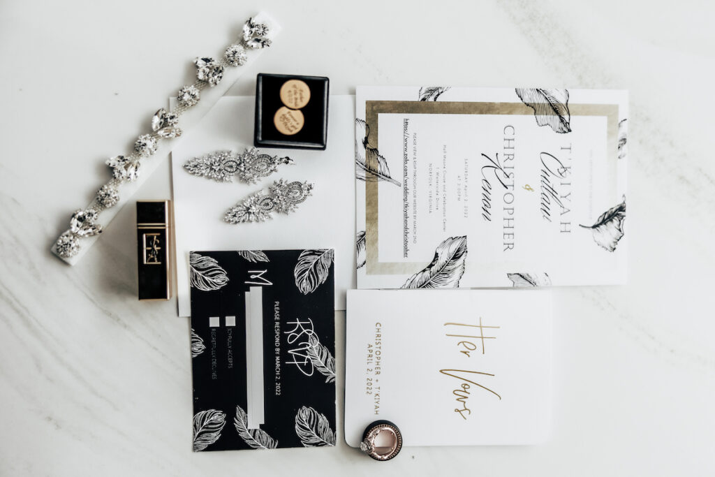 Featured in MunaLuchi Bridal Magazine Issue 29, T'Kiyah and Christopher’s waterfront wedding at the Half Moone Celebration Center in Norfolk, Virginia, was a dreamy affair.