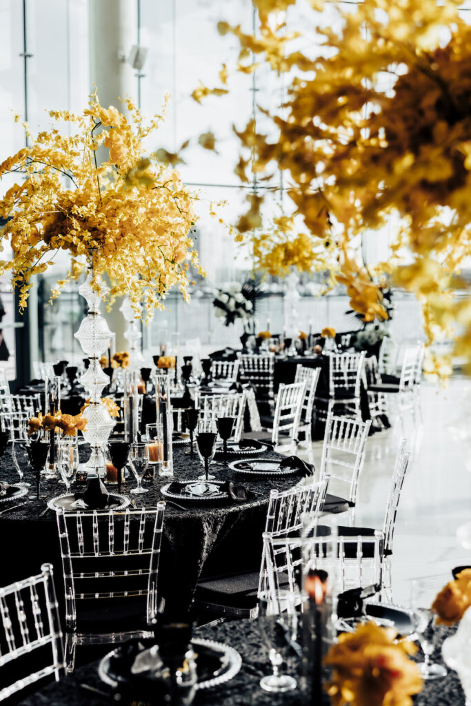 Featured in MunaLuchi Bridal Magazine Issue 29, T'Kiyah and Christopher’s waterfront wedding at the Half Moone Celebration Center in Norfolk, Virginia, was a dreamy affair.