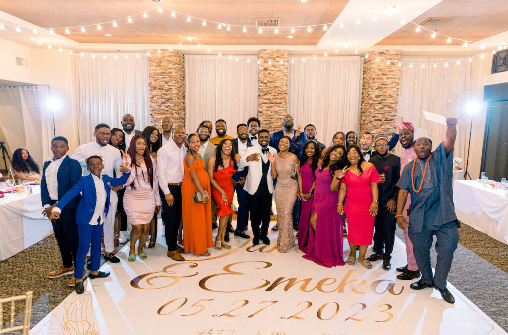 This outdoor luxe Nigerian wedding was a dream in Las Vegas and featured bold accessories, luxe details, and Nigerian culture.