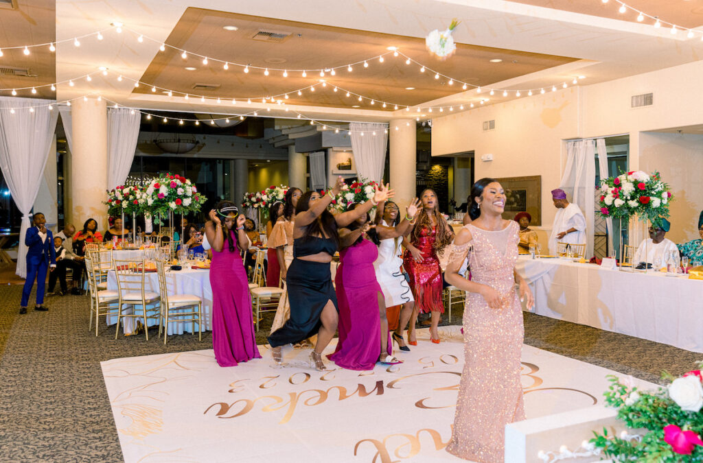 This outdoor luxe Nigerian wedding was a dream in Las Vegas and featured bold accessories, luxe details, and Nigerian culture.