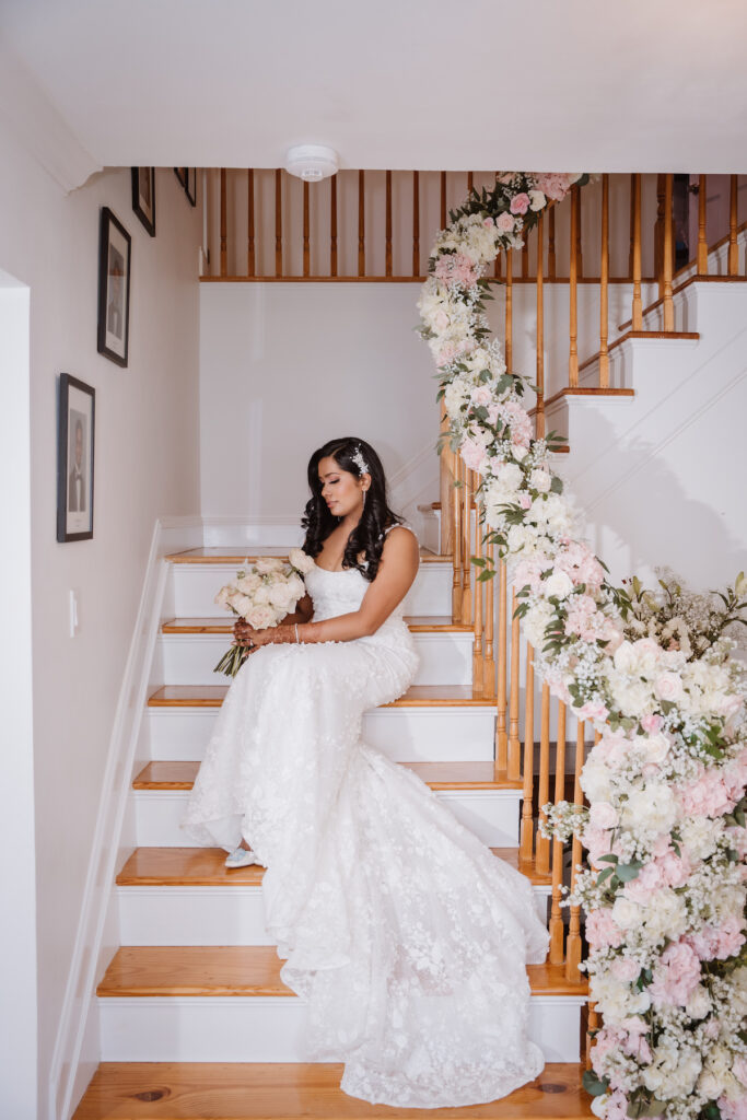 Kari and Terrance infused elements of a traditional Hindu wedding into their contemporary celebration at The Piermont in Babylon, New York!