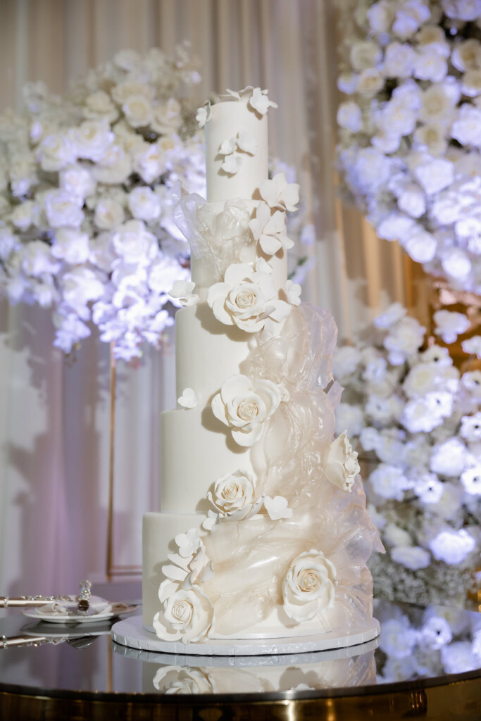 Krystal and Zachary's Guyanese and Indian wedding features glamorous black-tie attire and luscious florals at the Park Chateau Estate and Gardens