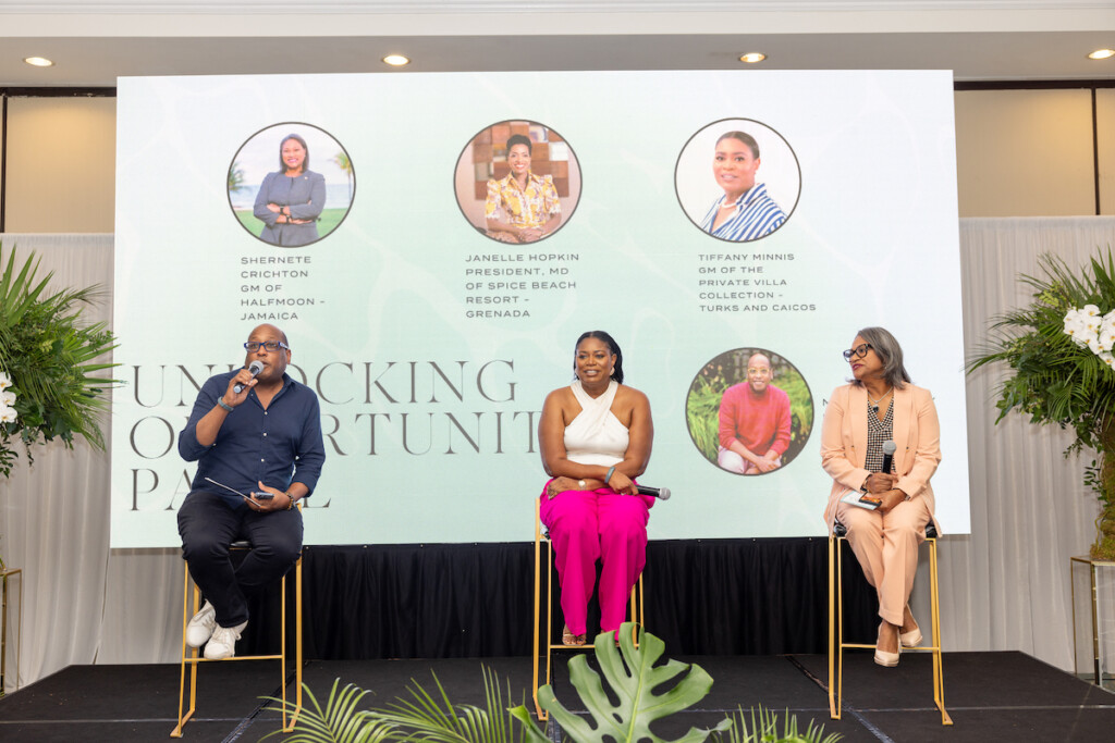 Day 2 of Coterie Retreat 2023 in the Cayman Islands included a culinary panel, a lovely luncheon, and our always-anticipated white party.