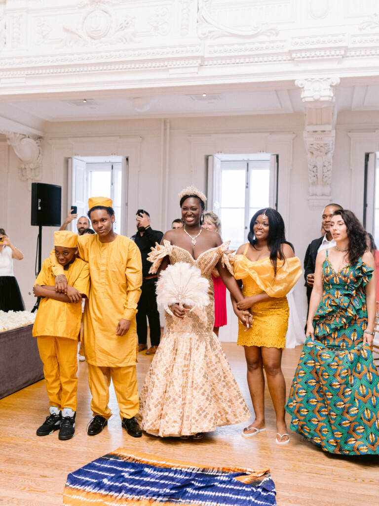 Featured in Issue 31, Aisha and Francis's romantic fairy tale "I Do's" in Quebec City has timeless decor and Liberian wedding traditions.