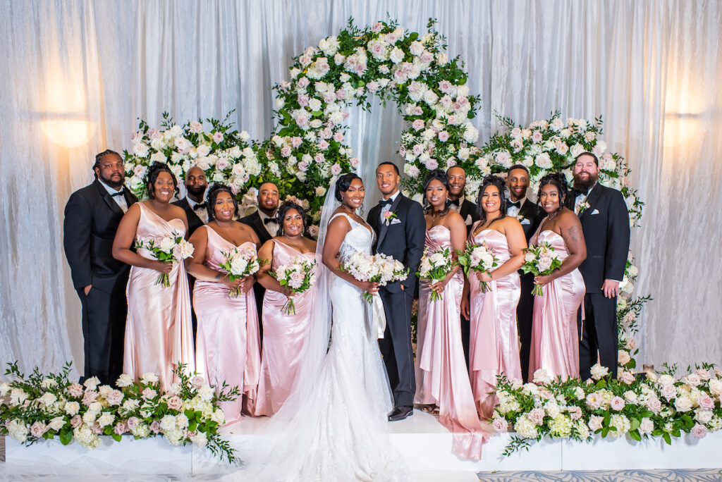 Cynthia and Aaron exchanged the sweetest vows at their elegant black-tie wedding celebration in Charleston, South Carolina!