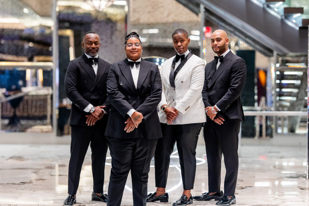 Jessica and Tiesha's classy black tie wedding at Live! Casino & Hotel Maryland was a day they'll never forget.