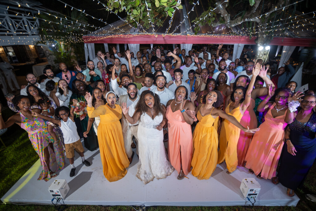 Abigail and Larry's love story began with a little help from their furbabies. Read their love story and see their Caribbean nuptials here!