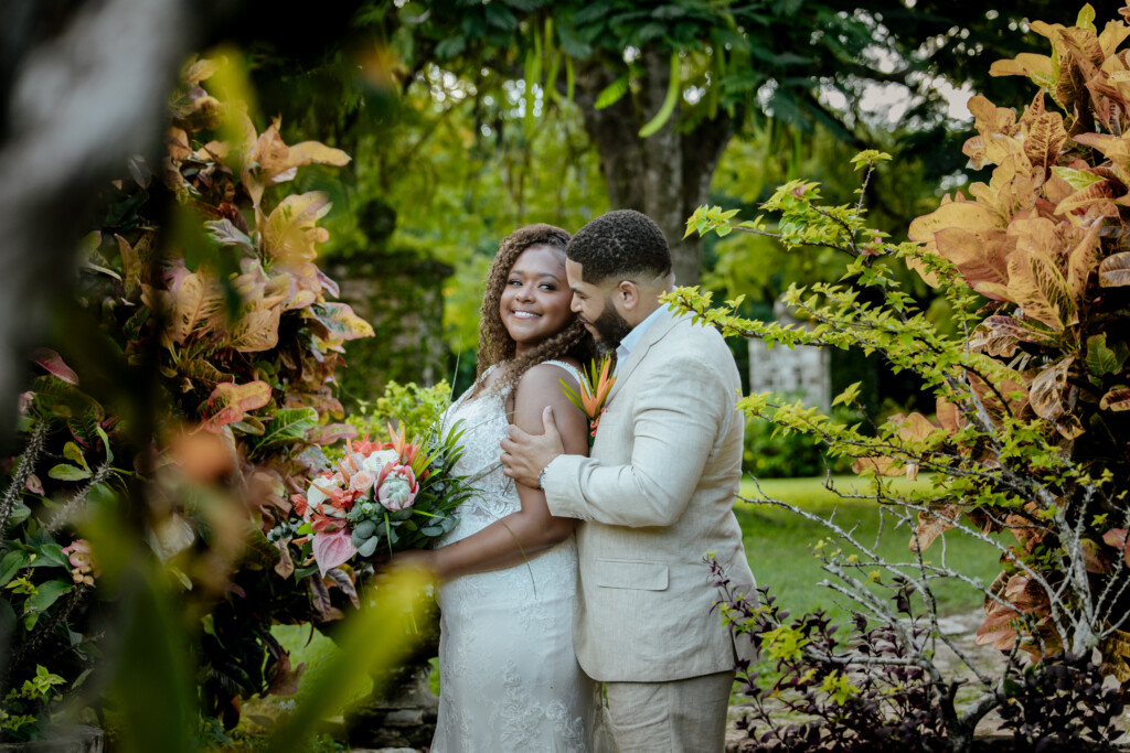 Abigail and Larry's love story began with a little help from their furbabies. Read their love story and see their Caribbean nuptials here!