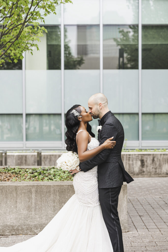 Pamela and Austin created a heavenly experience at their luxurious ivory wedding at the Westin Hotel in Columbus, Ohio!