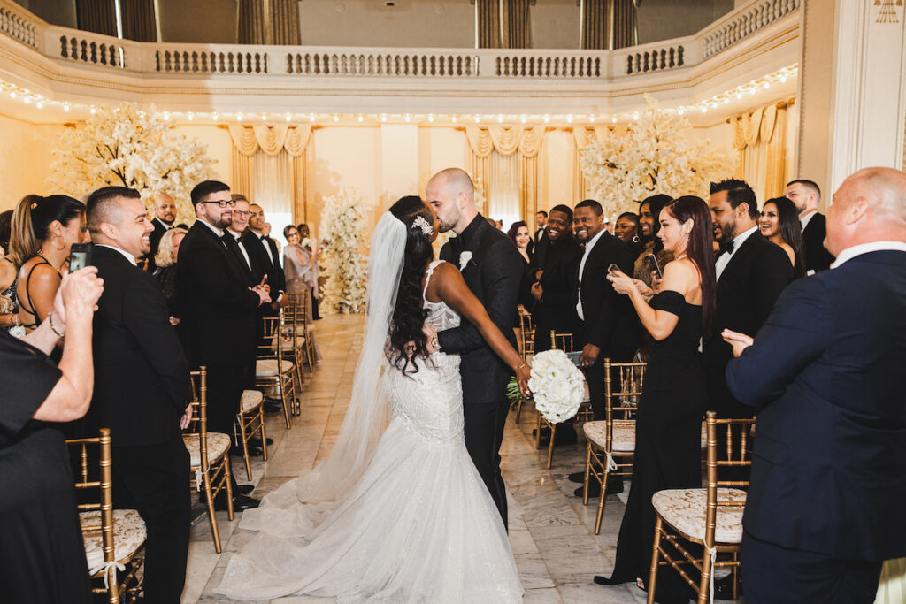 Pamela and Austin created a heavenly experience at their luxurious ivory wedding at the Westin Hotel in Columbus, Ohio!
