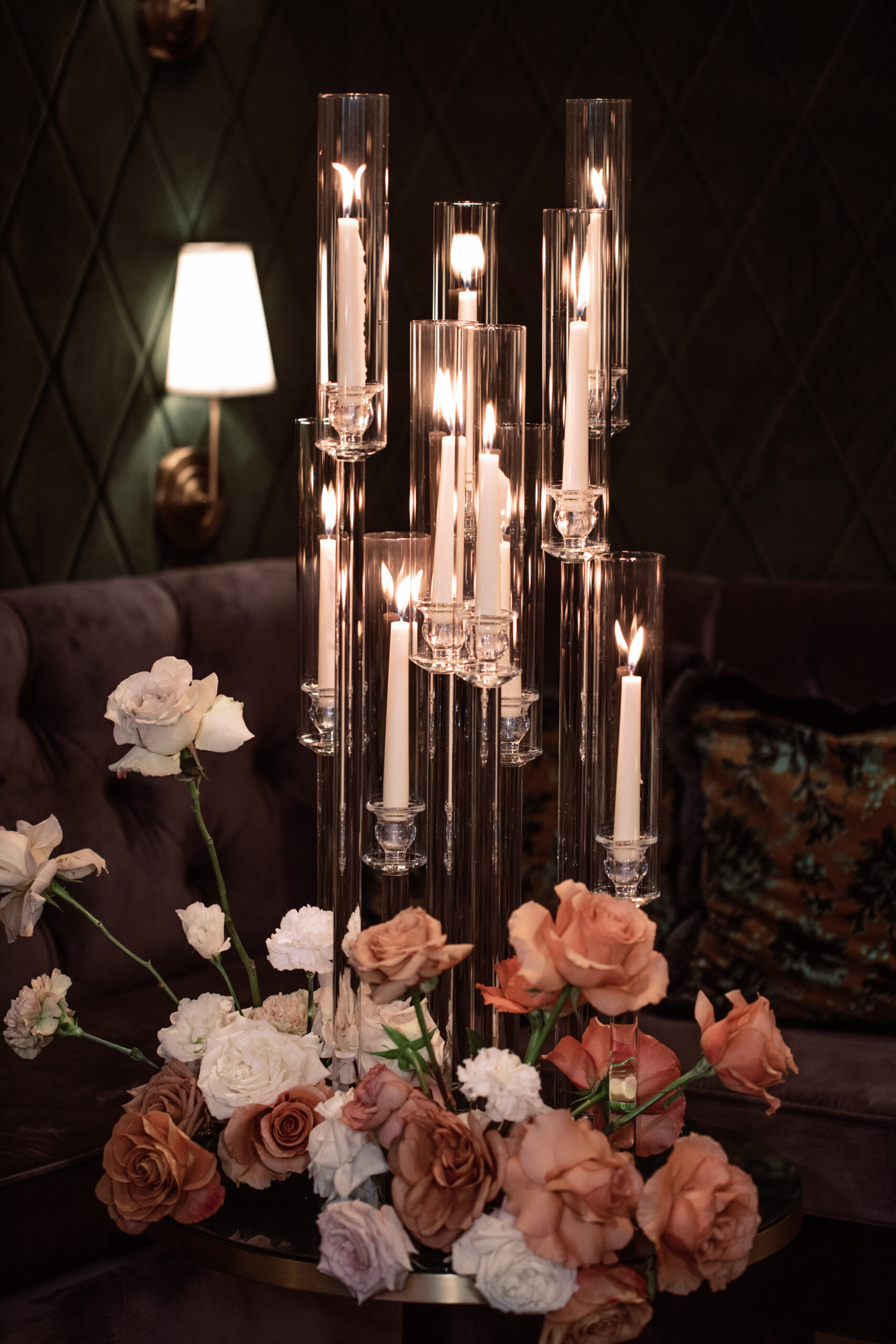 This Modern Speakeasy Styled Elopement Shoot Featured Dark & Moody ...