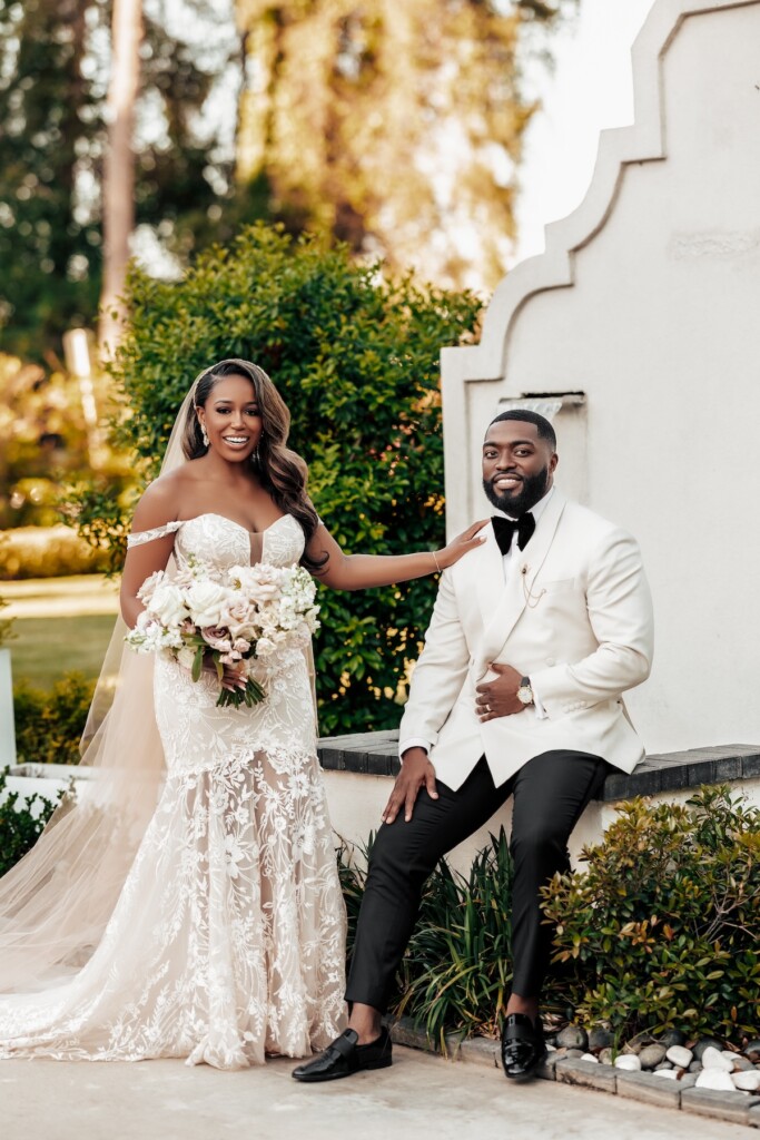 Featured in Issue 32, Evyn and Patrick exchanged vows in an elevated and classic wedding at the Peach Orchard Venue in Spring, Texas.