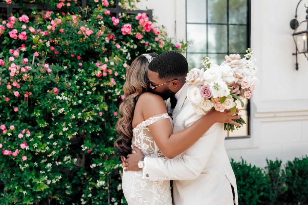 Featured in Issue 32, Evyn and Patrick exchanged vows in an elevated and classic wedding at the Peach Orchard Venue in Spring, Texas.