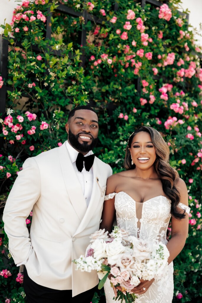 Featured in Issue 32, Evyn and Patrick exchanged vows in an elevated and classic wedding at the Peach Orchard Venue in Spring, Texas.