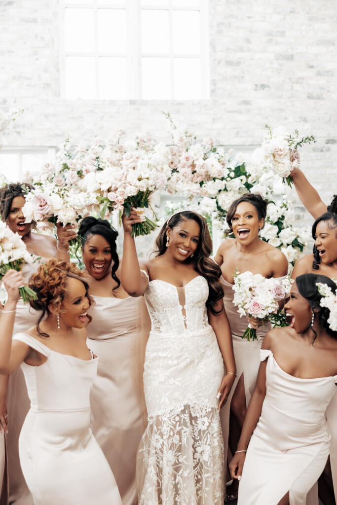 Featured in Issue 32, Evyn and Patrick exchanged vows in an elevated and classic wedding at the Peach Orchard Venue in Spring, Texas.