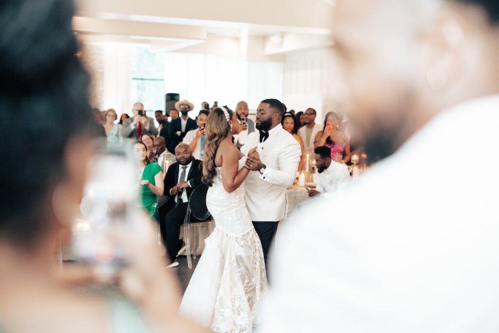 Featured in Issue 32, Evyn and Patrick exchanged vows in an elevated and classic wedding at the Peach Orchard Venue in Spring, Texas.