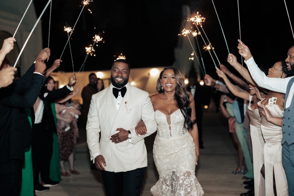 Featured in Issue 32, Evyn and Patrick exchanged vows in an elevated and classic wedding at the Peach Orchard Venue in Spring, Texas.