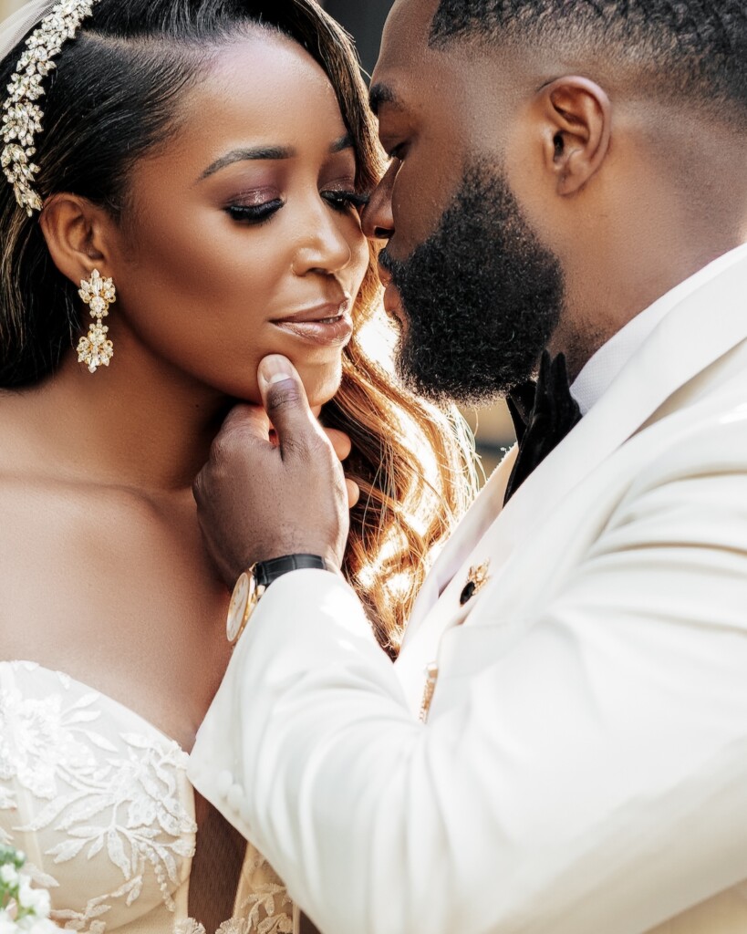 Featured in Issue 32, Evyn and Patrick exchanged vows in an elevated and classic wedding at the Peach Orchard Venue in Spring, Texas.