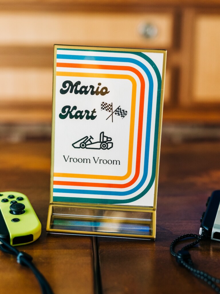 Sabina and Sabia celebrated their love as an LGBTQ+ couple in a colorful spring wedding with nostalgic retro charm throughout.