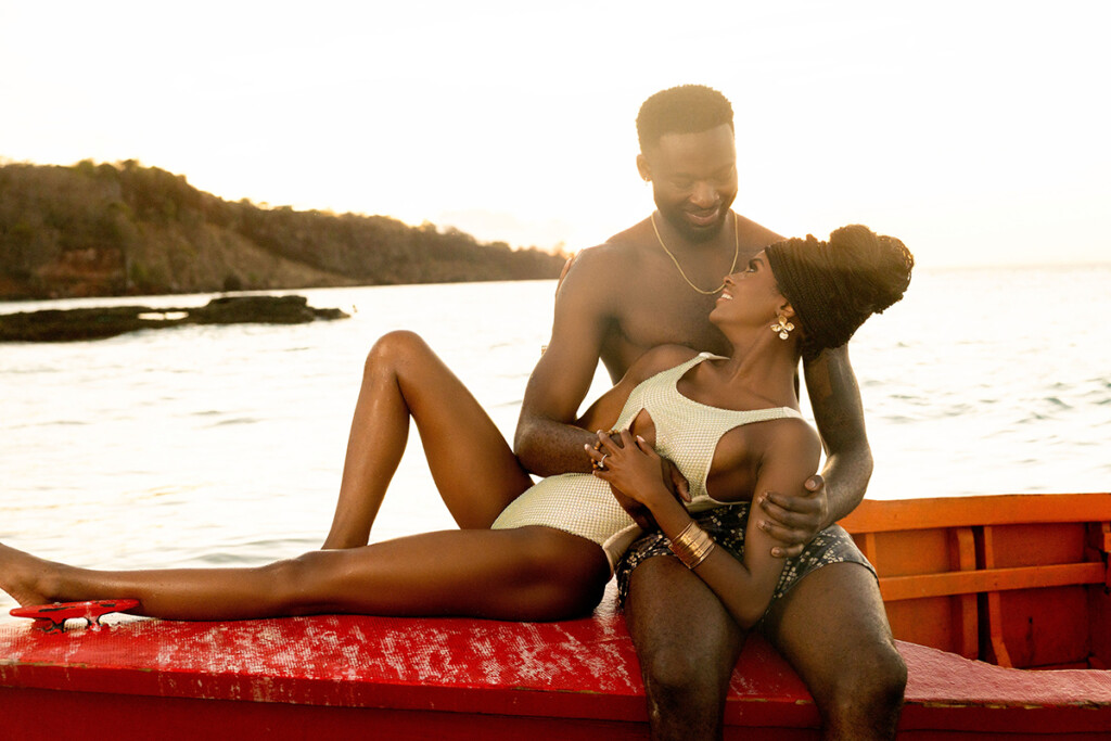 MunaLuchi Bride's issue 32 cover couple, Charity Lawson & Dotun Olubeko (from Season 20 of ABC’s hit TV show, The Bachelorette), celebrate one year of love!