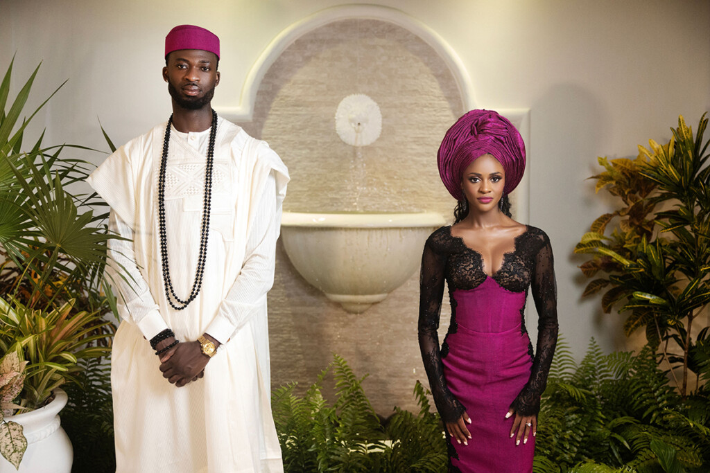 MunaLuchi Bride's issue 32 cover couple, Charity Lawson & Dotun Olubeko (from Season 20 of ABC’s hit TV show, The Bachelorette), celebrate one year of love!