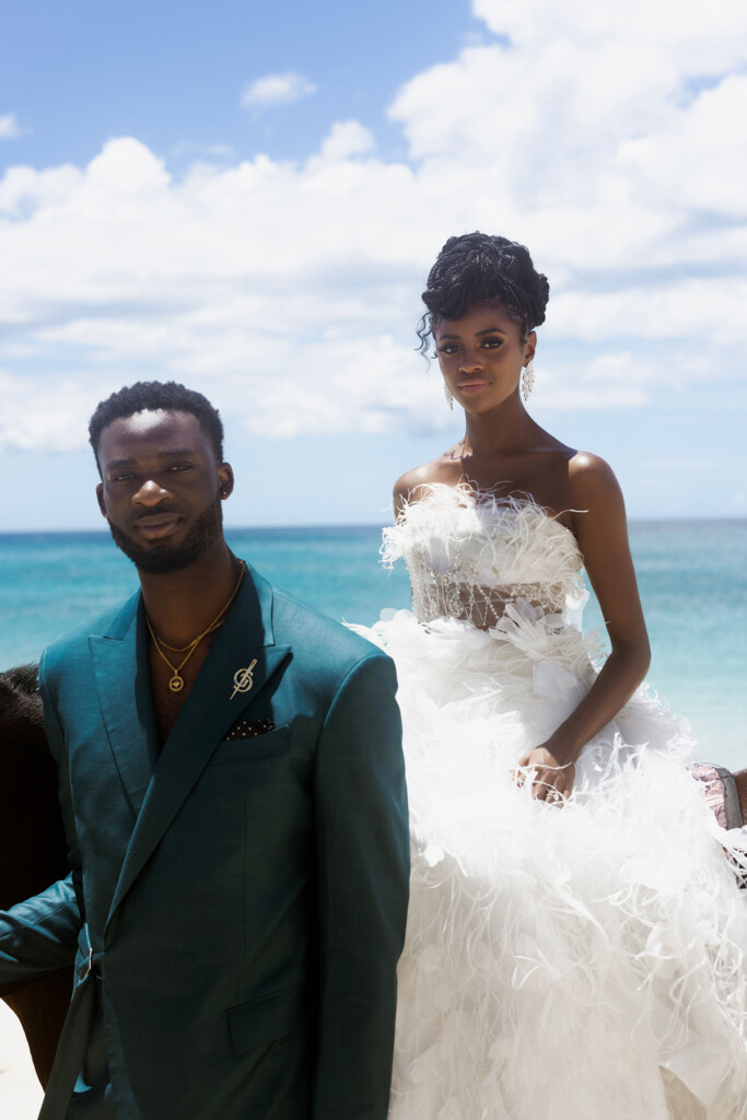 MunaLuchi Bride's issue 32 cover couple, Charity Lawson & Dotun Olubeko (from Season 20 of ABC’s hit TV show, The Bachelorette), celebrate one year of love!