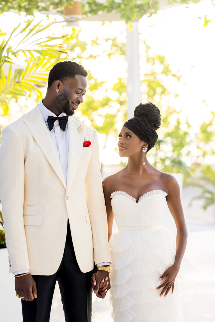 MunaLuchi Bride's issue 32 cover couple, Charity Lawson & Dotun Olubeko (from Season 20 of ABC’s hit TV show, The Bachelorette), celebrate one year of love!