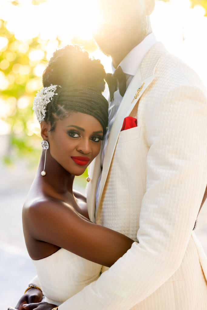 MunaLuchi Bride's issue 32 cover couple, Charity Lawson & Dotun Olubeko (from Season 20 of ABC’s hit TV show, The Bachelorette), celebrate one year of love!