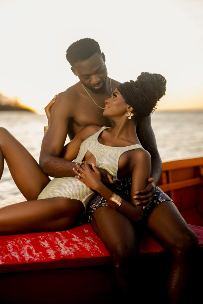 MunaLuchi Bride's issue 32 cover couple, Charity Lawson & Dotun Olubeko (from Season 20 of ABC’s hit TV show, The Bachelorette), celebrate one year of love!